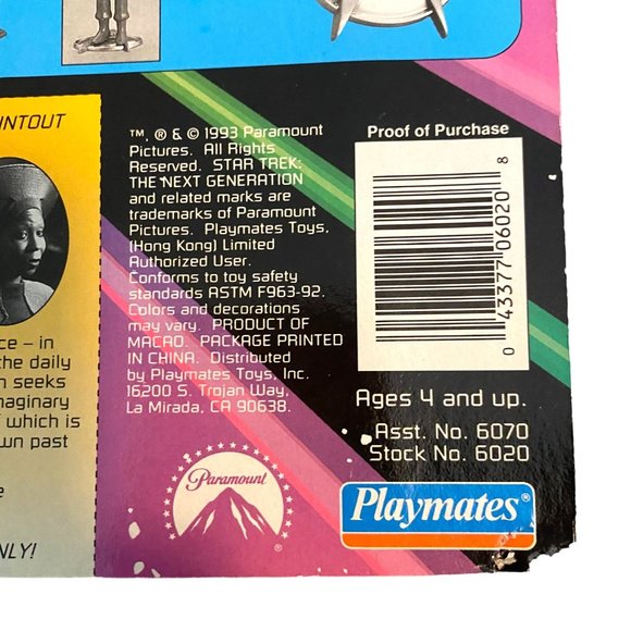 Playmates Star Trek The Next Generation Guinan Action Figure Collectible - Picture 5 of 9